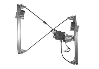 raammechanisme, 4/5 drs, incl motor, voor, rechts Skoda Octavia,