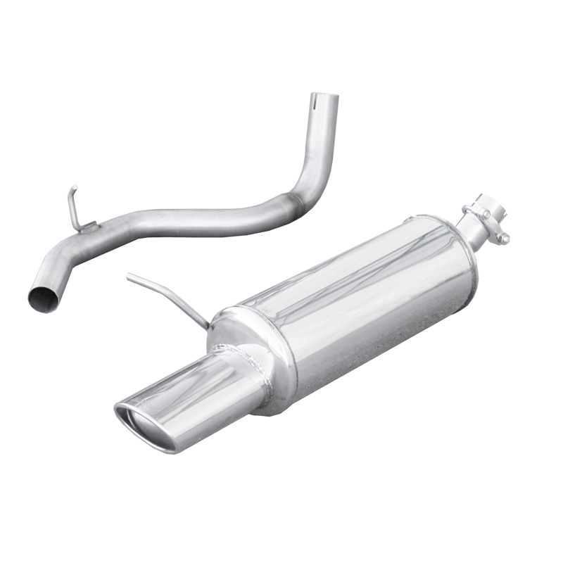 100% RVS Sportuitlaat  Volkswagen Golf IV 1.9TDi (101pk) 1998-2003 Ø55mm 120x80mm