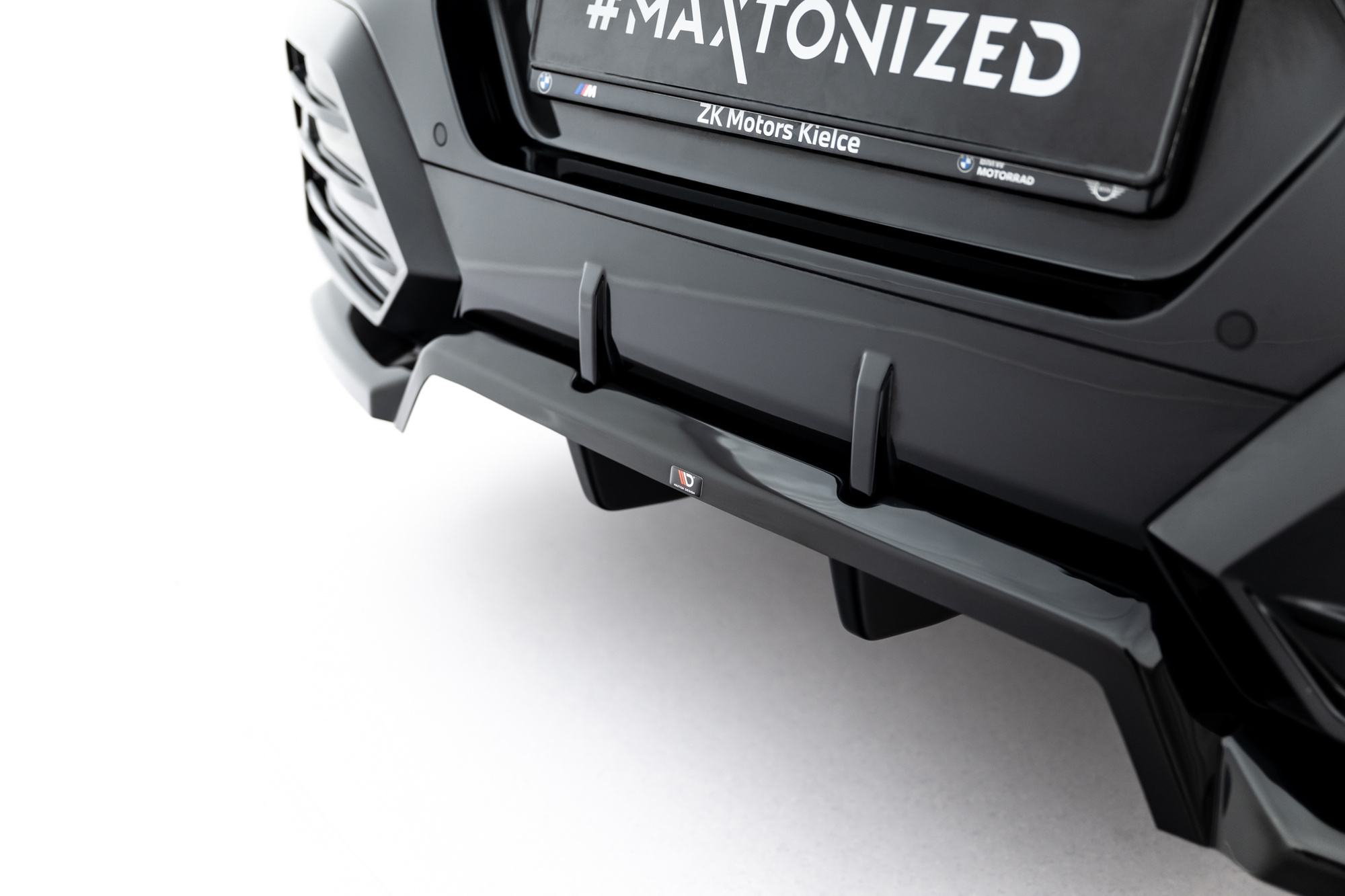 Diffusor BMW X2 M-Pack / iX2 U10 Maxton Glans Zwart