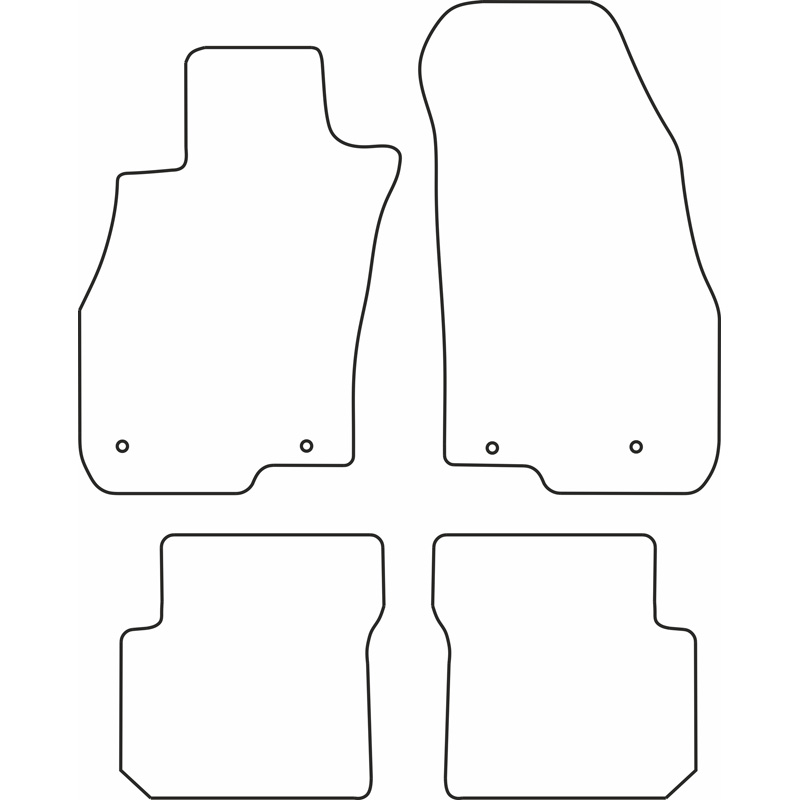 Automatten Velours  Alfa Romeo Mito 2008-2016