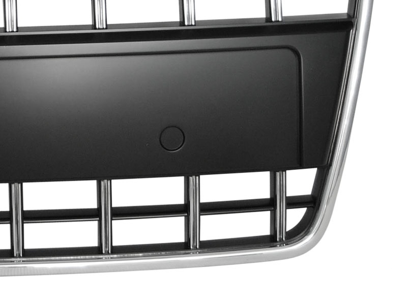 Grill Audi A4 B7 (2004-2008) RS4 Chroom-Black S8 Look Embleemloos