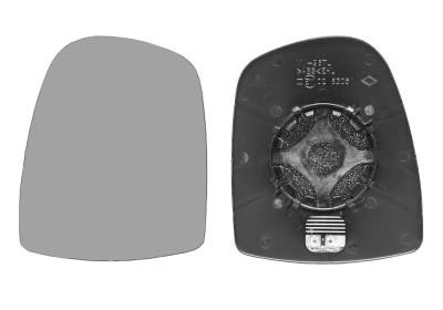 spiegelglas, boven, verwarmd, rechts Nissan Primastar, 2002-2006