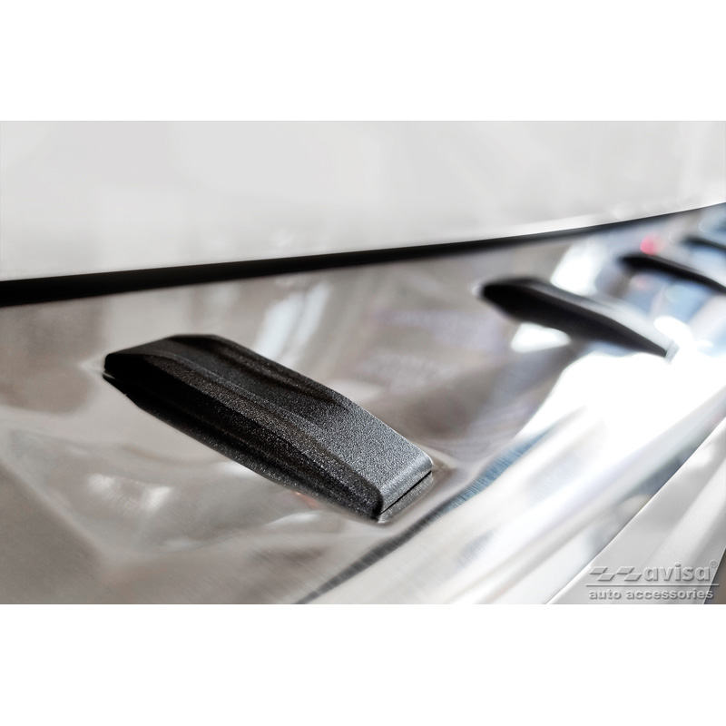 RVS Achterbumperprotector   Audi A4 Avant B9 (incl. S-Line) 2015-2019 & Facelift 2019- - 'STRONG EDITION'