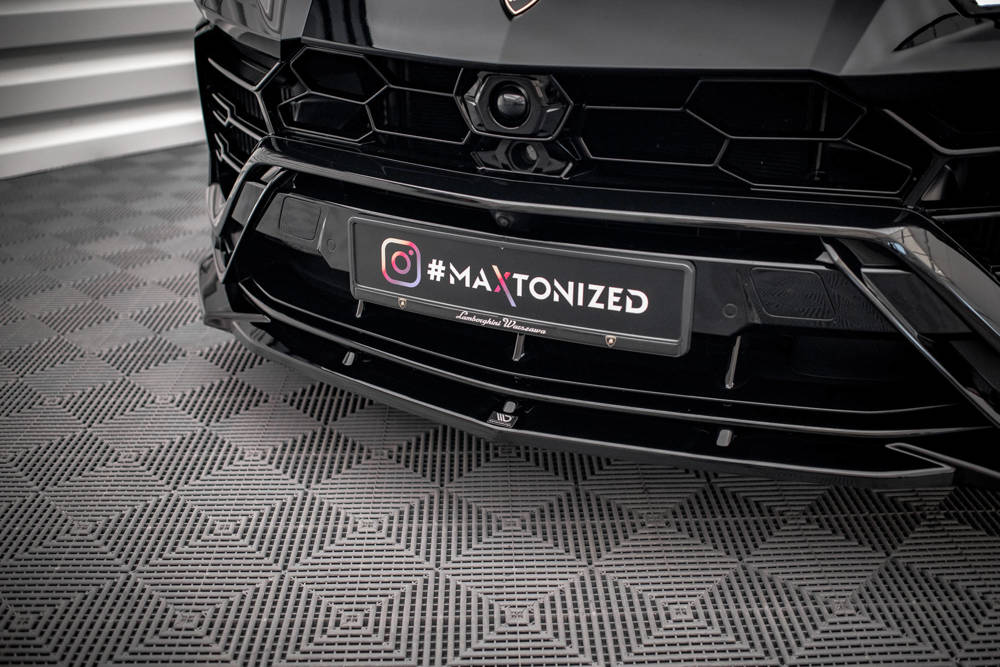 Voorspoiler V.2 Lamborghini Urus Maxton Glans Zwart