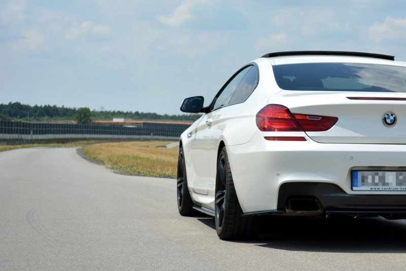 Zijskirts Diffusers BMW 6 F13 M-PACK Glanzend Zwart