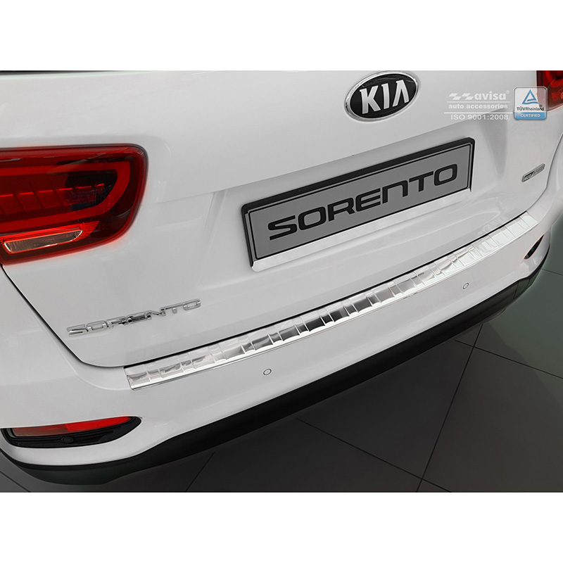 RVS Achterbumperprotector  Kia Sorento III Facelift 2017-2020 'Ribs'