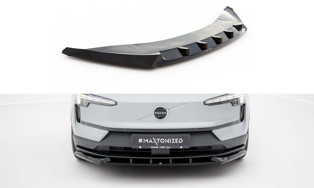 Voorspoiler Volvo EX30 MK1 Maxton Glans zwart