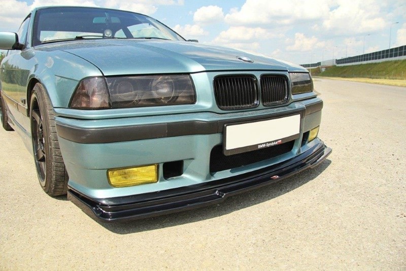 Voorspoiler BMW M3 E36 V.1 Glanzend Zwart