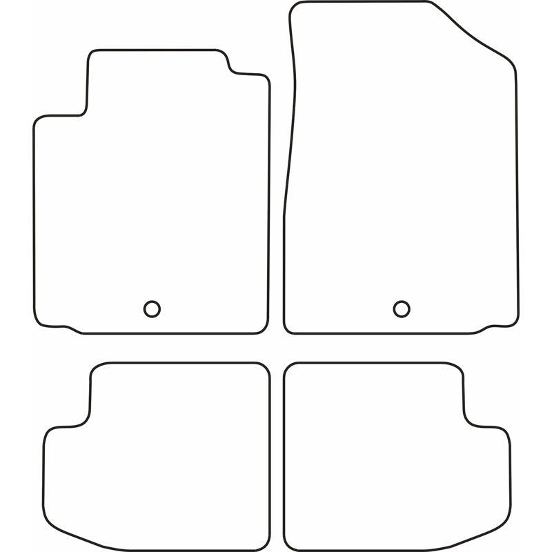 Automatten Velours  Toyota Yaris 3 deurs 1999-2003