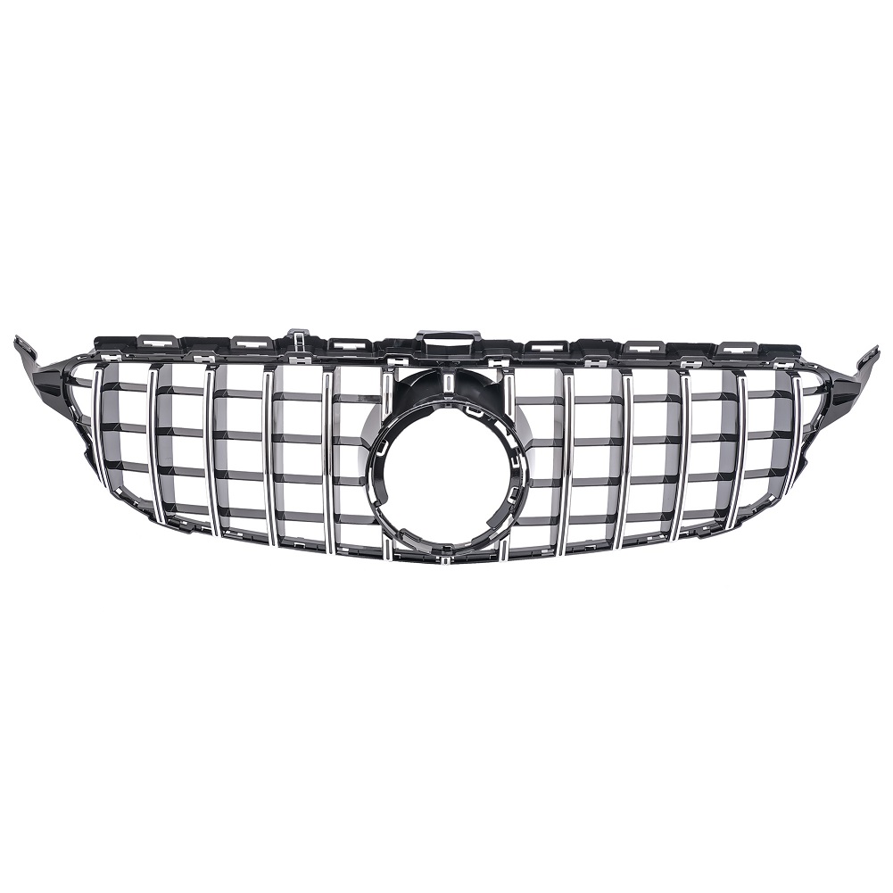 Grill Mercedes W205 Facelift 18-.. Zwart Chroom GT Look