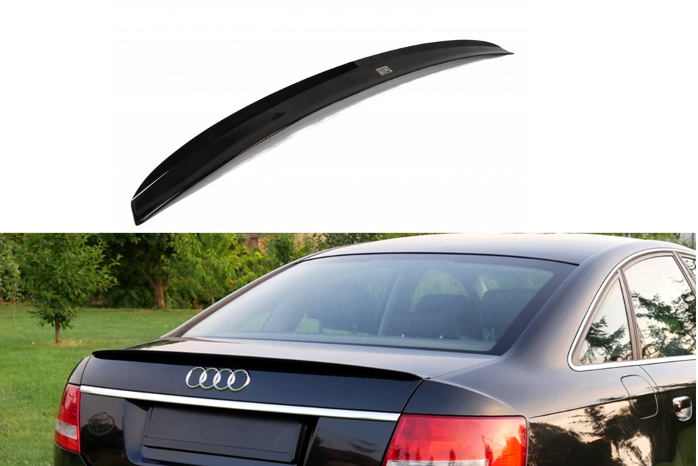 Spoilerkap A6 S-Line C6 Sedan Glanzend Zwart Maxton