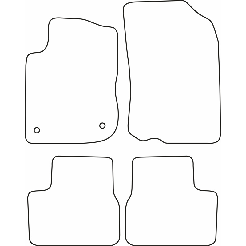Automatten  Peugeot 2008 2013-2019