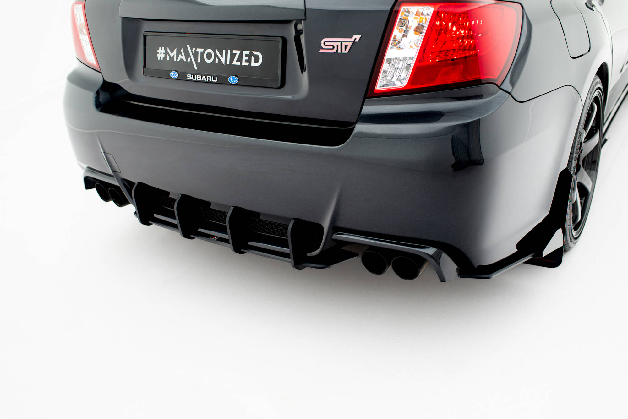 Street Pro Achter Diffuser Subaru Impreza WRX STI MK3 Facelift Maxton