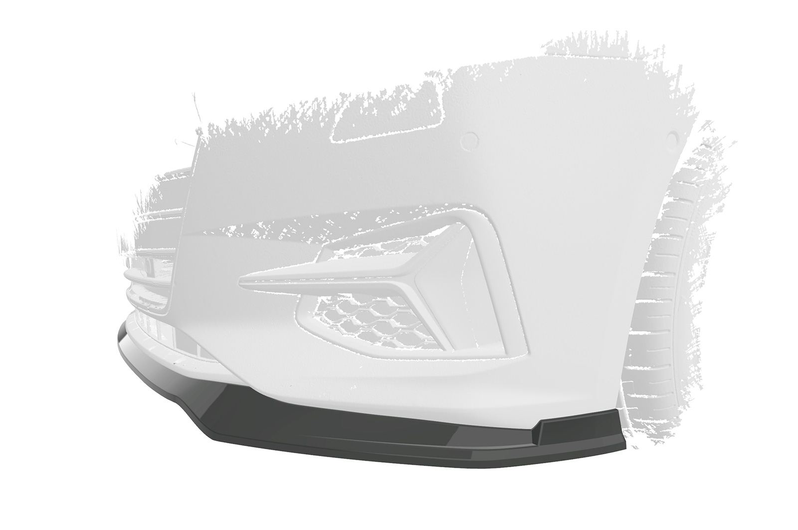 Voorspoiler Audi A7 C8 (4k)