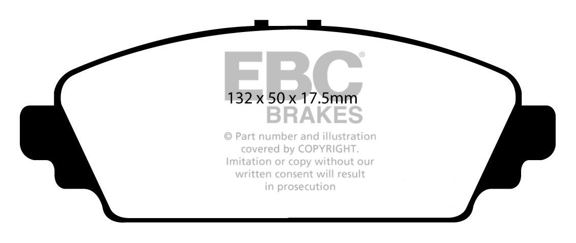 EBC Brakes HONDA Civic 1.7 TD (EU9) 2002-2006 Remblokken voorzij