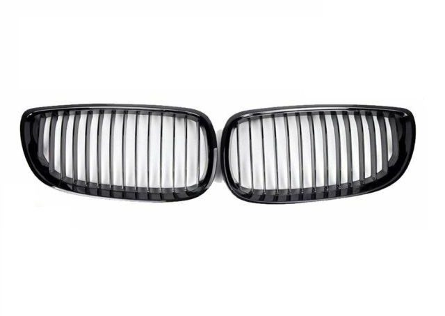 Grill Nieren BMW E92 / E93 07-10 C/C Glans Zwart