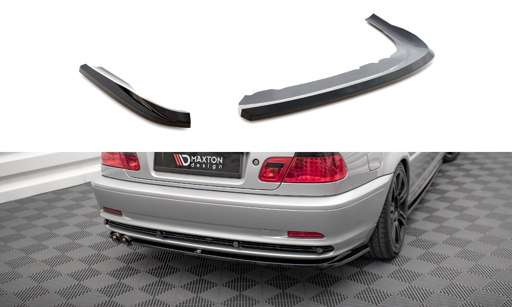 Diffuser BMW 3 Coupe E46 Maxton Glans Zwart