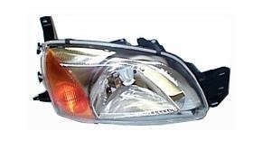 koplamp, H4, incl stelmotortje, links Ford Fiësta, 1999-2002