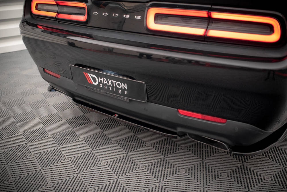 Diffuser Dodge Challenger RT MK3 FL Maxton Glanzend Zwart