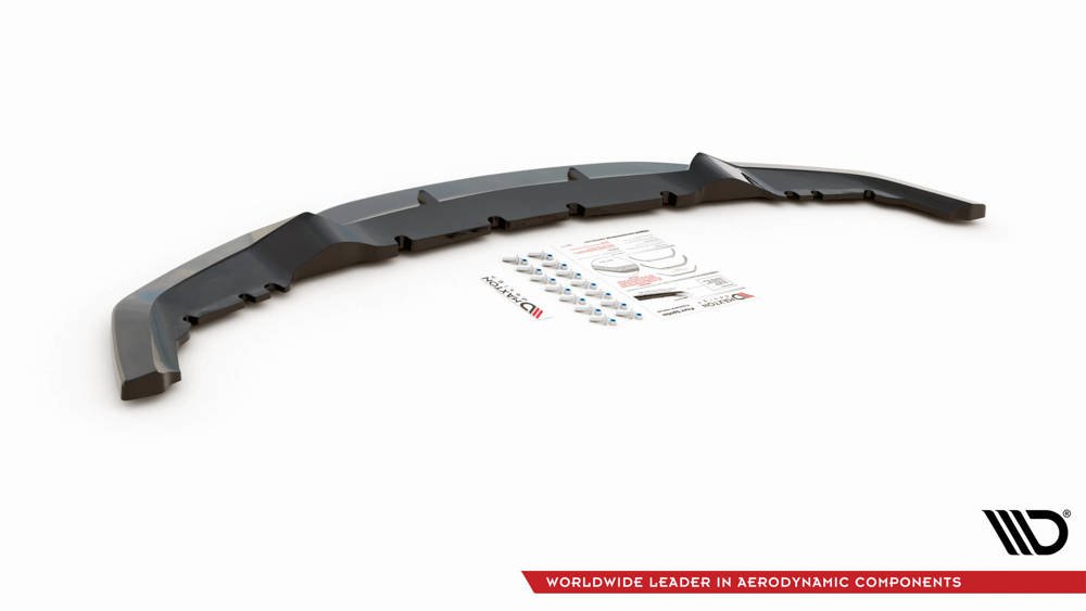Voorspoiler V.2 BMW M2 F87 Maxton Glans Zwart
