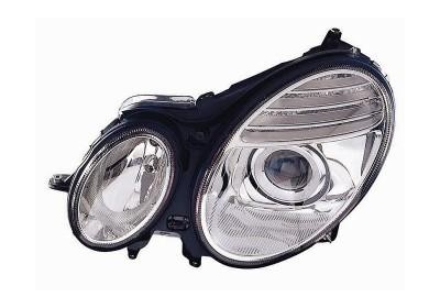 koplamp, H7+H7, elektr verstelb, incl stelmotortje, links Merced