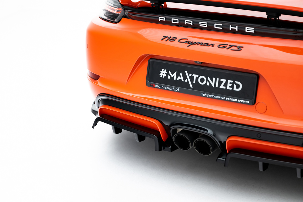Diffusor (met verticale balken) Porsche 718 Cayman GTS 982c