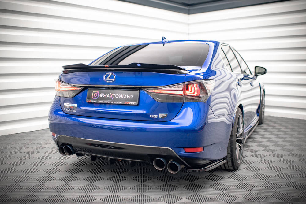 Spoiler Lexus GS F Mk4 FL Maxton Glans Zwart