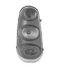 achterlicht, ULO, rode knipper, incl fittingdeel, links, 02/2002