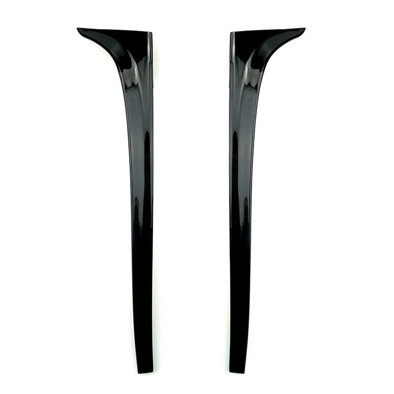 Set achterruit side-spoilers  Volkswagen Golf VII HB 3/5-deurs 2012-2019 (ABS Glanzend zwart)