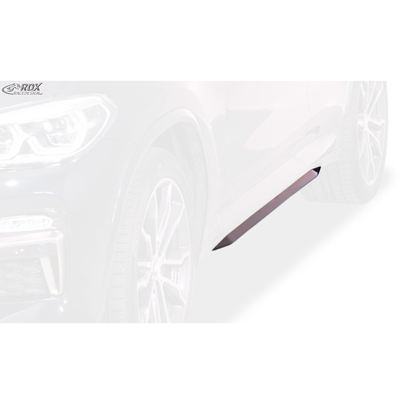 Sideskirts 'Slim'  BMW X3 (G01) 2017- & X4 (G02) 2018- (ABS zwart glanzend)