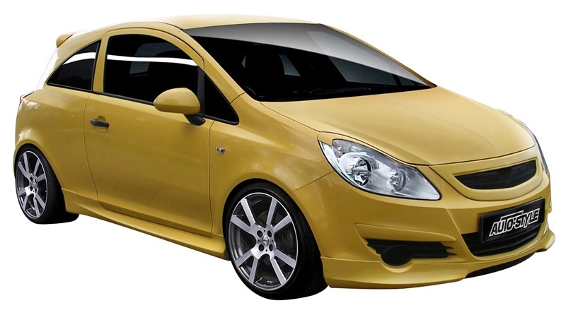 Voorspoiler Opel Corsa D 9/06- excl. OPC (ABS)