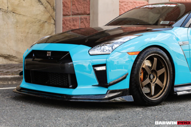 Nissan GTR R35 EBA BKSS Style Carbon Fiber Canards 2017-2020