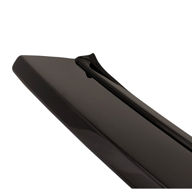 ABS Achterbumper beschermlijst  Opel Corsa E 3/5 deurs 2015-2019 Glanzend zwart 'Ribbed'