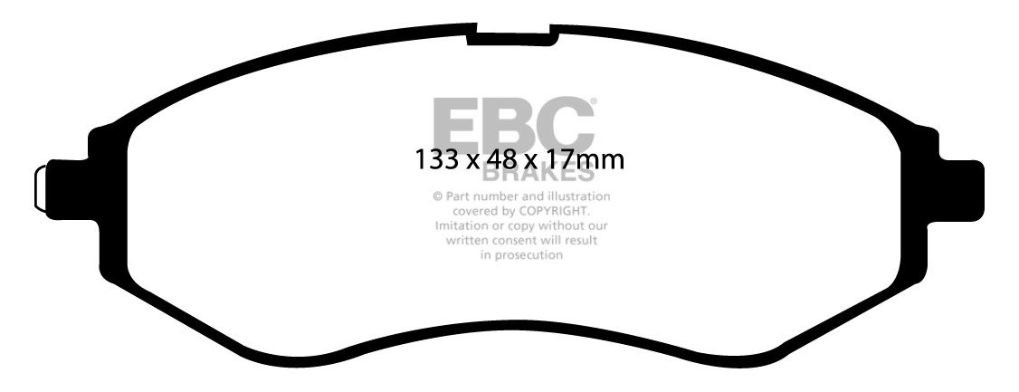 EBC Brakes HOLDEN (Aust/NZ) Barina TK 2005-2009 Remblokken voorz