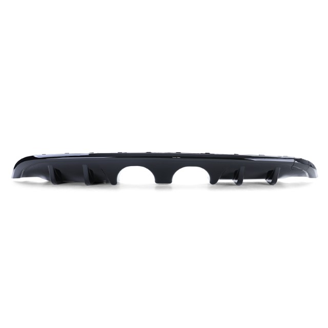 Achterbumper Diffusor VW Golf VI R32 Look Glans Zwart