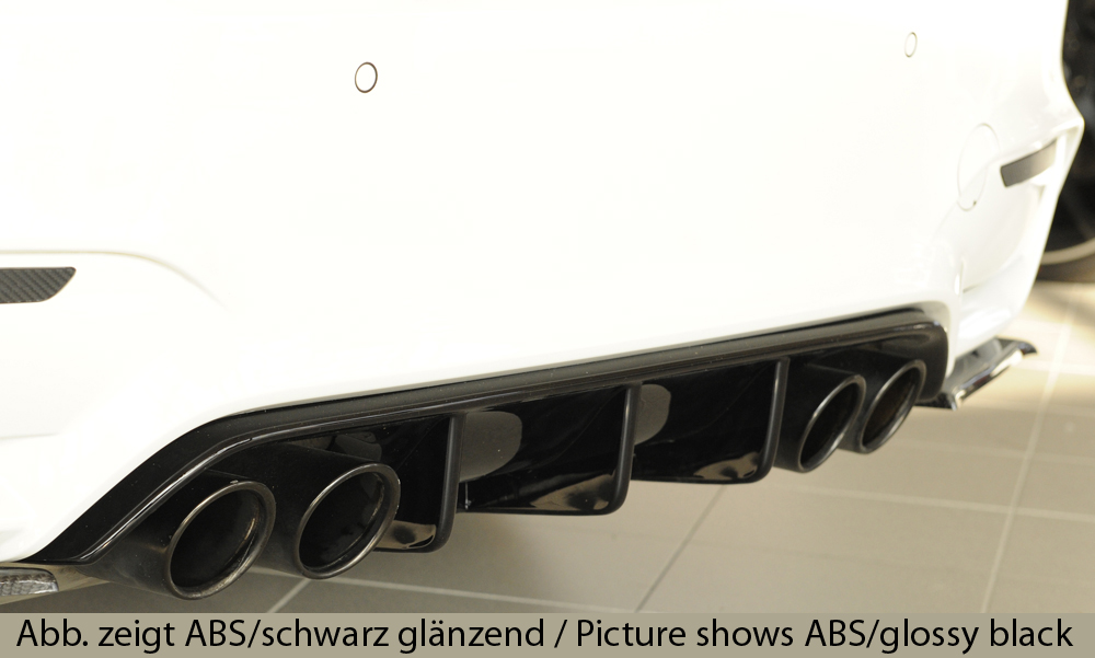 Achterbumper Diffusor Rieger BMW M3/M4 F80/F82/F82 2014-