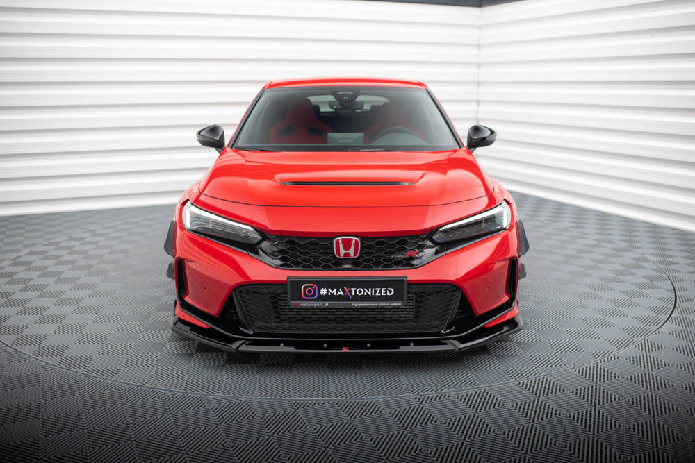 Voorspoiler V.2 Honda Civic Type-R Maxton Glans Zwart