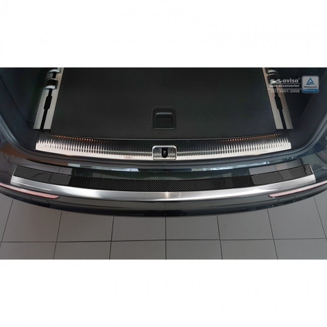 Achterbumper Beschermlijst 'Deluxe' Audi Q5 2008-2016 Chroom/Zwar