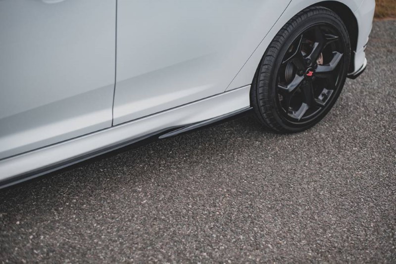 Zijskirts Diffusers Ford Focus ST Mk3 FL V.2 Glanzend Zwart