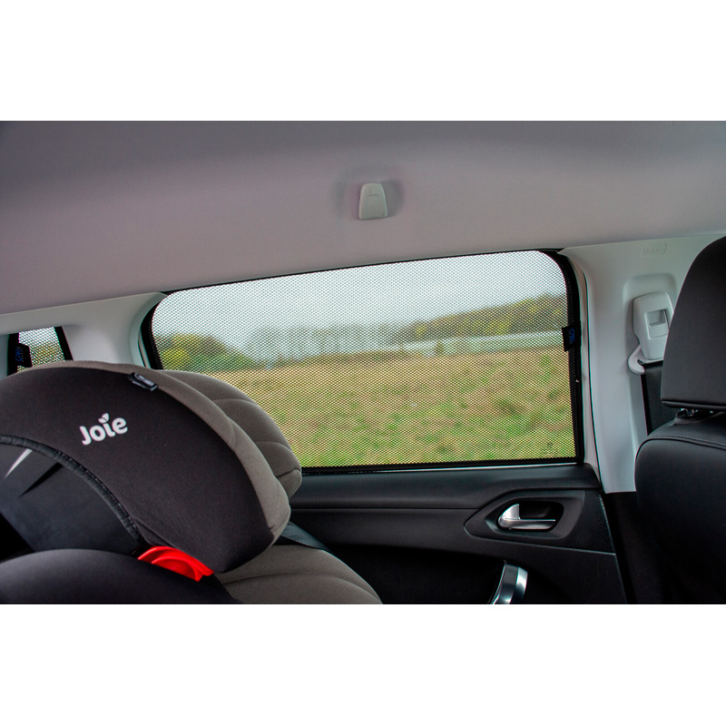 Set Car Shades (achterportieren)  Peugeot 2008 2013-2019 (2-delig)