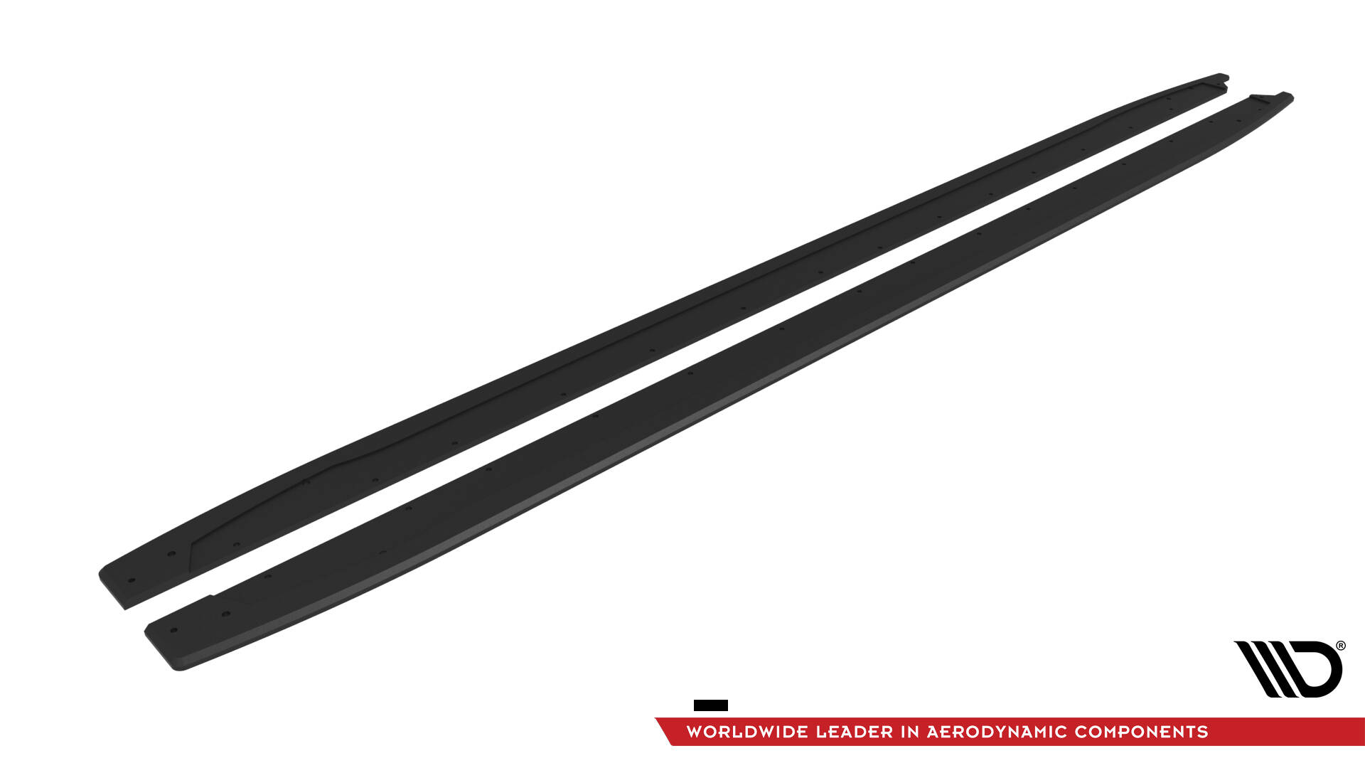 Street Pro Zijskirts Audi S3 / A3 S-line 8Y Facelift Maxton Glanzend zwart