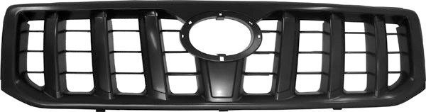 Radiator Grill LANDCRUISER 03->> ZILVERKLEUR/ZWART ABS