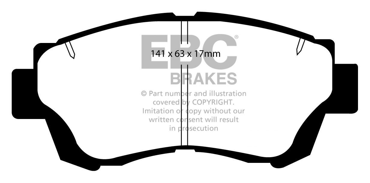 EBC Brakes TOYOTA Camry 3.0 (MCV20R) 99-2001 Remblokken voorzijd
