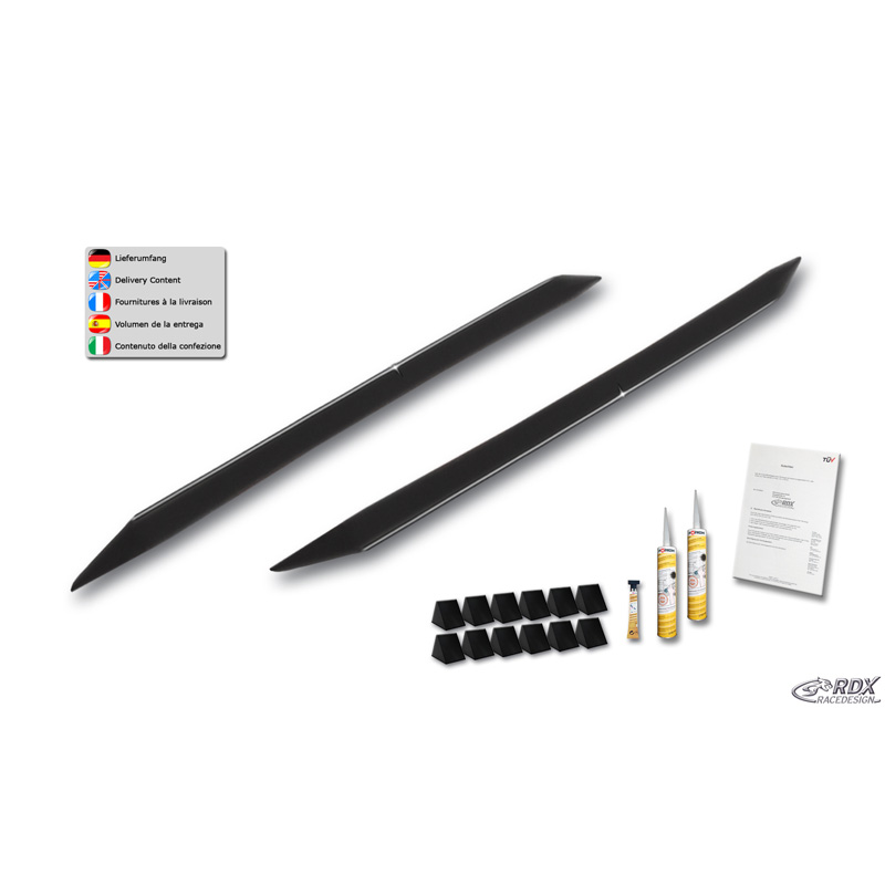 Sideskirts  Mercedes Citan & T-Klasse (W420) 2021- 'Slim' (ABS)