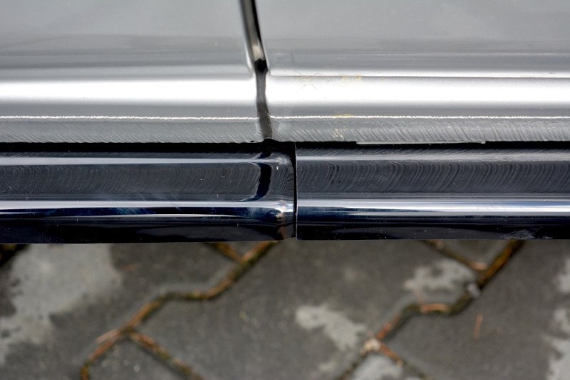 Zijskirts Diffusers Ford Transit Custom Mk1 FL Glanzend Zwart