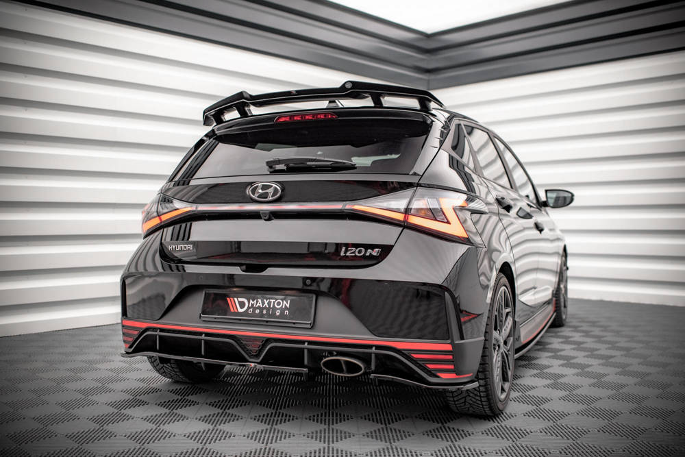 Spoiler cap Hyundai I20 N Mk3 Glans Zwart