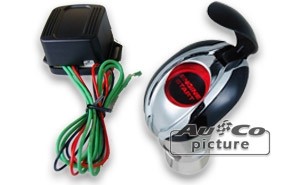 Pookknop Design Engine Start Red Led