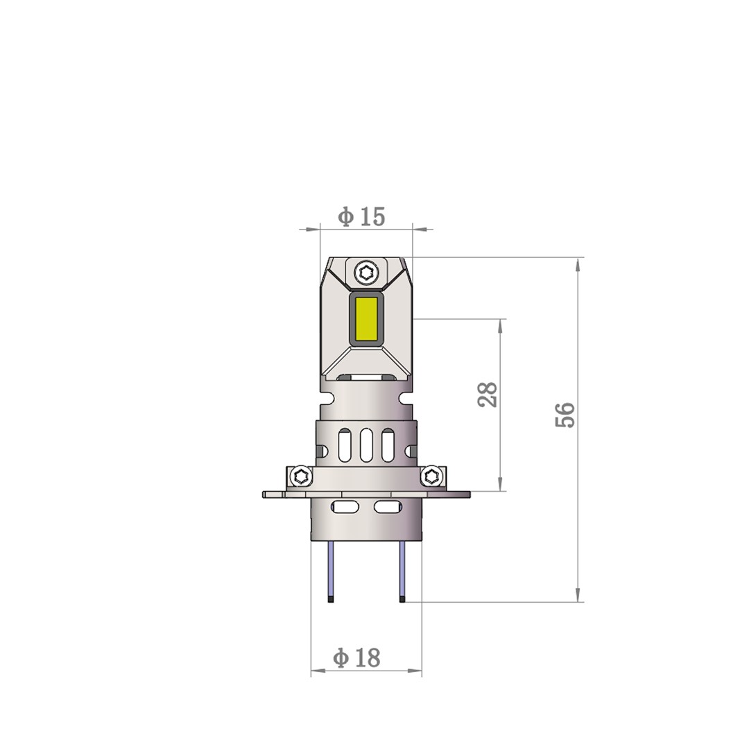 H7 LED Lampen M-TECH Pro Smart Series 6000k