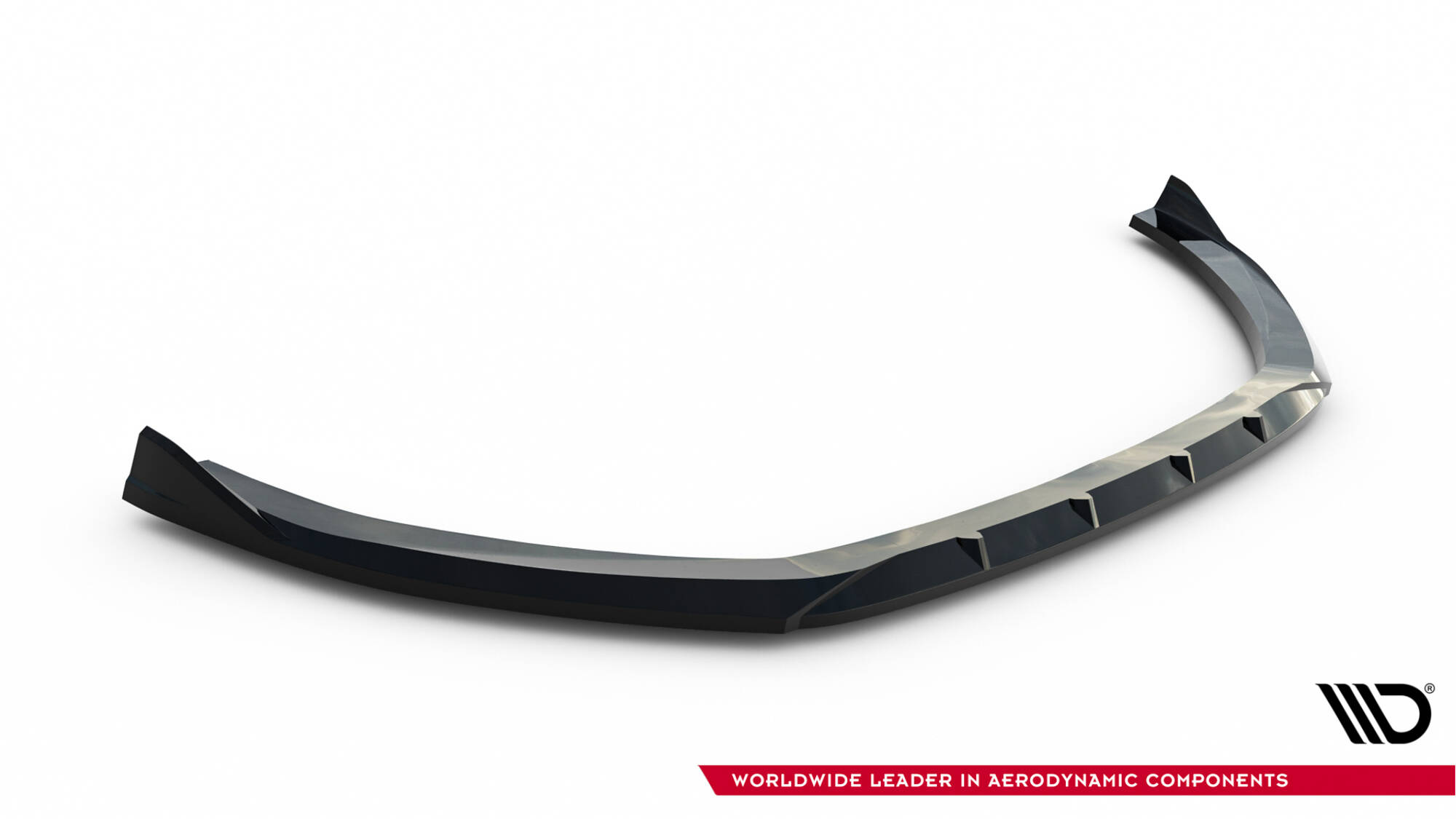 Voorspoiler Audi A3 Sedan 8V Facelift Maxton Glanzend zwart