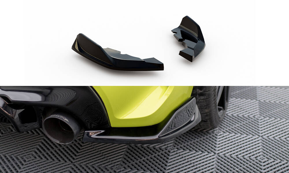 Zijdiffuser V.8 BMW 1 Serie M Pakket / M135i F40 Maxton Glans Zwart